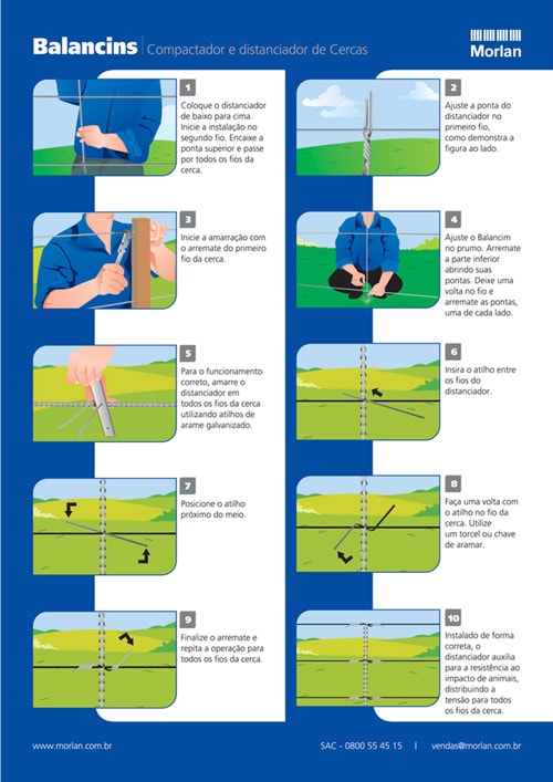 Wire Spacer For Fences Installation Manual